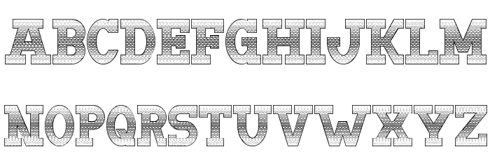 Doergon Wave Font LOWERCASE