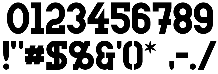 Doergon Font OTHER CHARS
