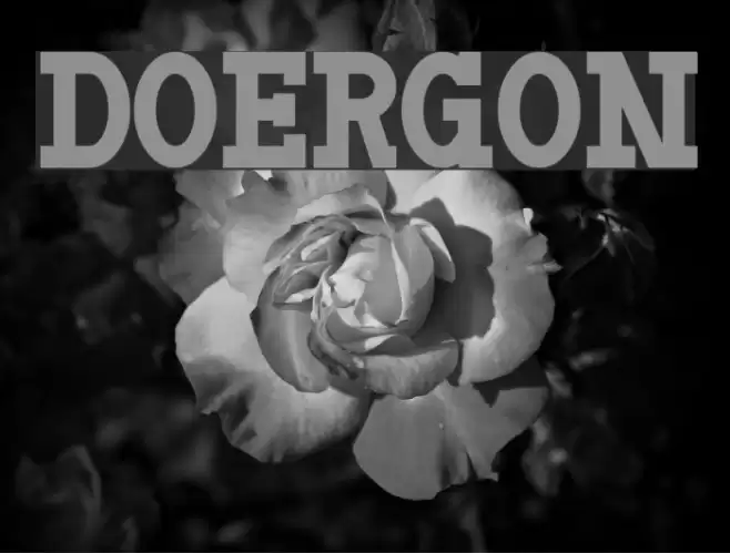 Doergon Font examples