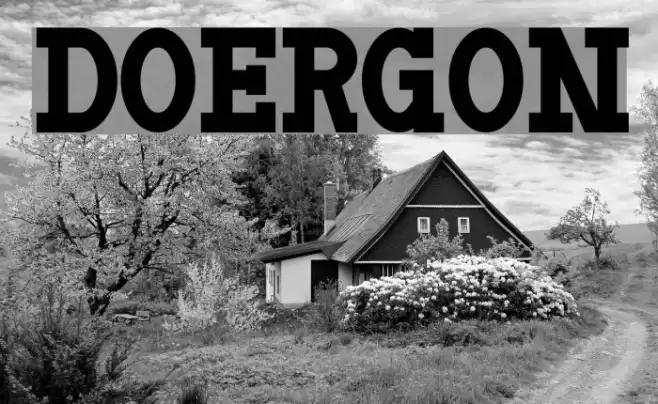 Doergon Font examples