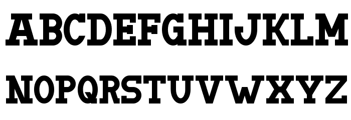 Doergon Font LOWERCASE
