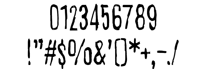 Dog Fox Zebra Font OTHER CHARS