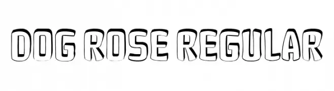 Dog Rose Regular  Free Fonts Download