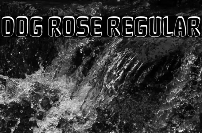 Dog Rose Regular Font examples