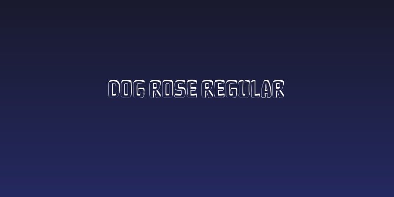 Dog Rose Regular Social Header