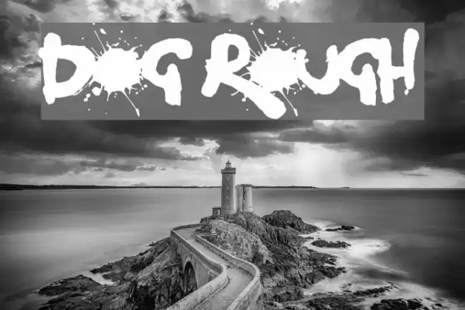 Dog Rough Font examples