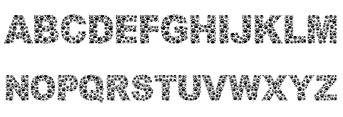 Dog Style Font LOWERCASE