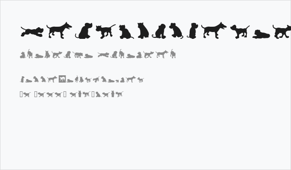 Dog30Silhouette Business Card