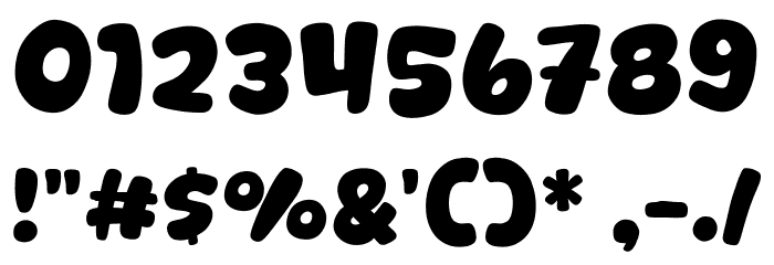 Dogbangy フォント その他の文字