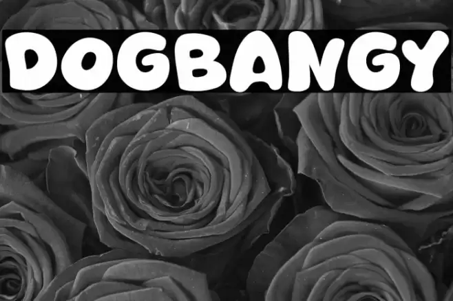 Dogbangy Caratteri examples