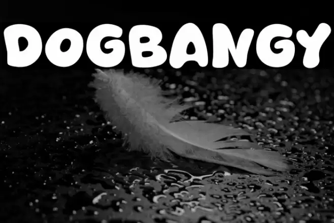 Dogbangy Caratteri examples