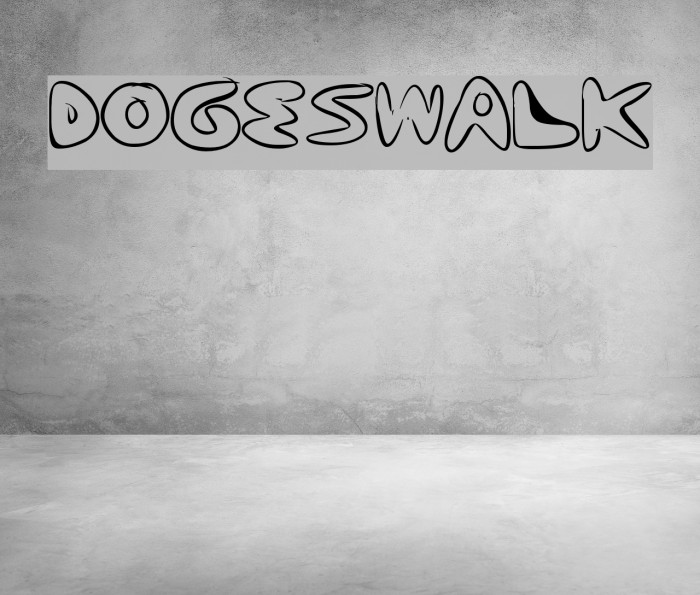 DogesWalk Font examples