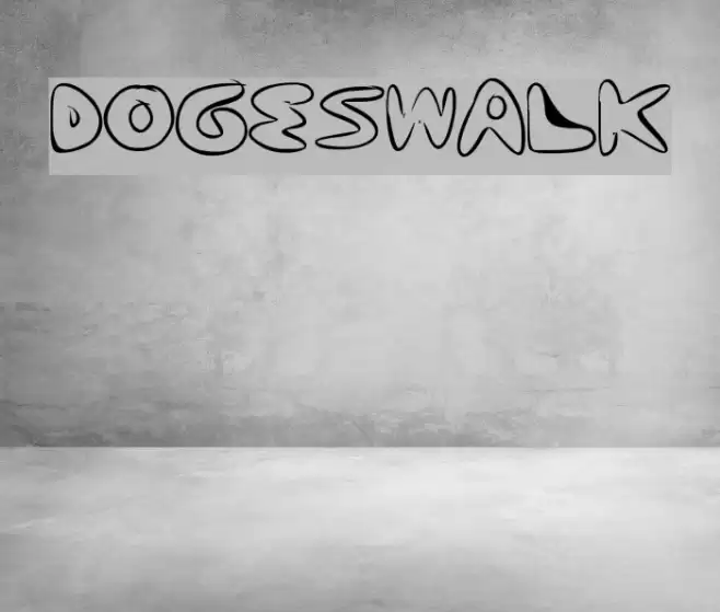 DogesWalk Font examples