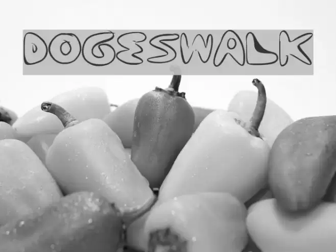 DogesWalk Font examples