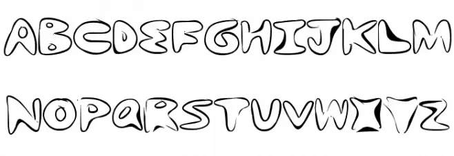 DogesWalk Schriftart Kleinbuchstaben