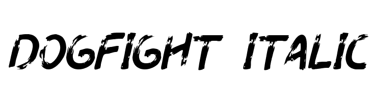 Dogfight Italic  免费字体下载