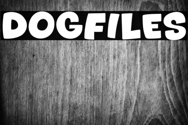 Dogfiles フォント examples