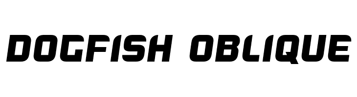 Dogfish Oblique  Fuentes Gratis Descargar