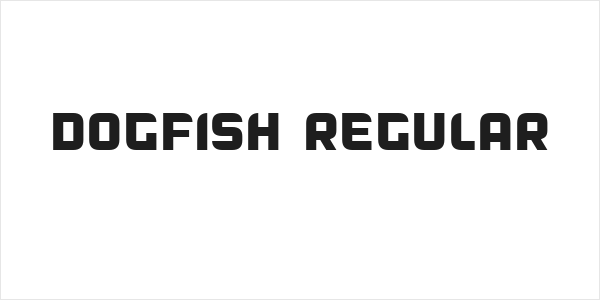 Dogfish Regular Logo