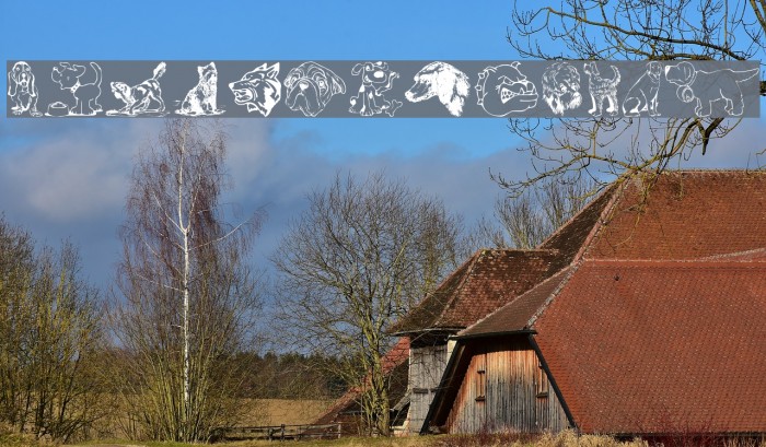 DoggArt Font examples