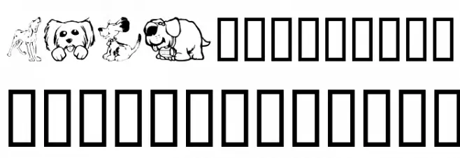 DoggArt フォント 小文字