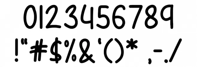 Doggie Font OTHER CHARS