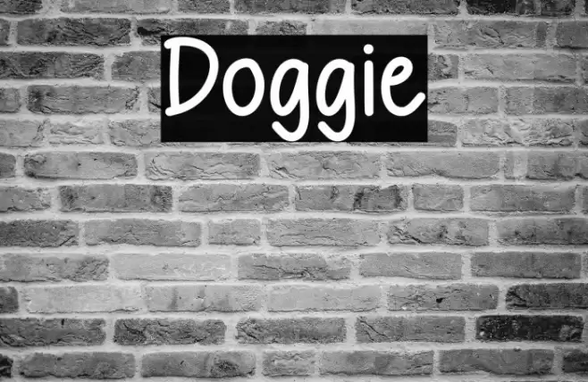Doggie Font examples