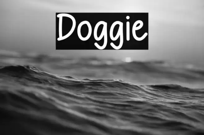 Doggie Font examples