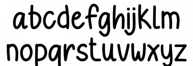 Doggie خط أحرف صغيرة