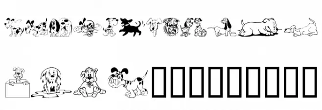 Doggon Caratteri MINUSCOLO