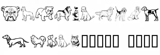 Doggy Bag Font OTHER CHARS