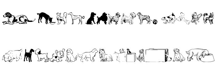 Doggy Bag Font LOWERCASE