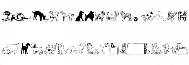 Doggy Bag Caratteri MINUSCOLO