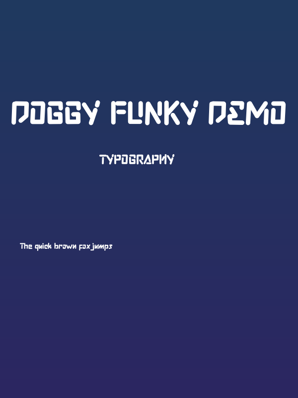 Doggy Funky Demo Poster