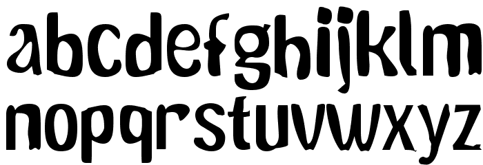 Doggy Regular Font LOWERCASE