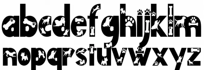 Doggy Smart Font LOWERCASE