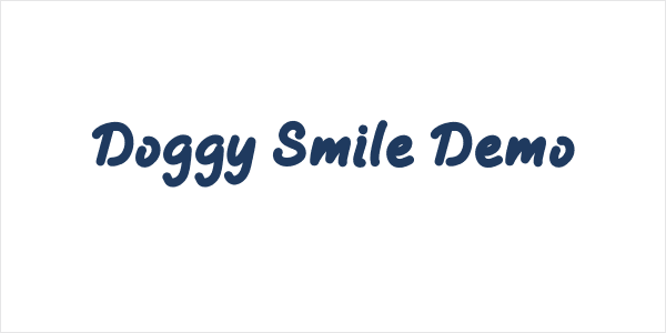Doggy Smile Demo Logo