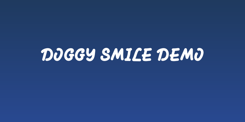 Doggy Smile Demo Social Header