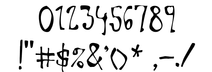 Doghouse Font OTHER CHARS