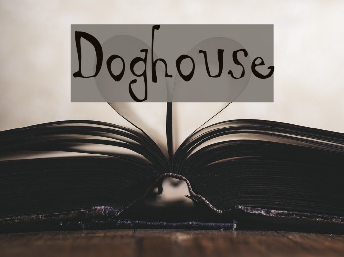 Doghouse Font examples