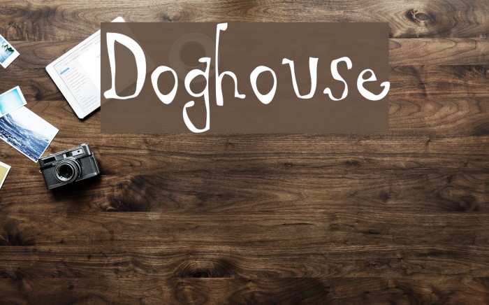 Doghouse Font examples