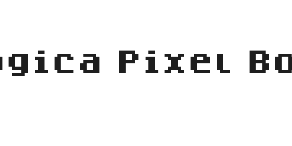 Dogica Pixel Bold Logo