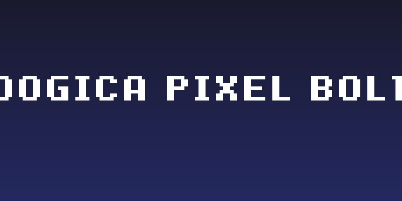 Dogica Pixel Bold Social Header