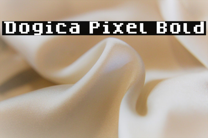 Dogica Pixel Bold Example 2
