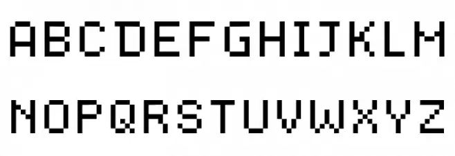Dogica Pixel フォント 大文字