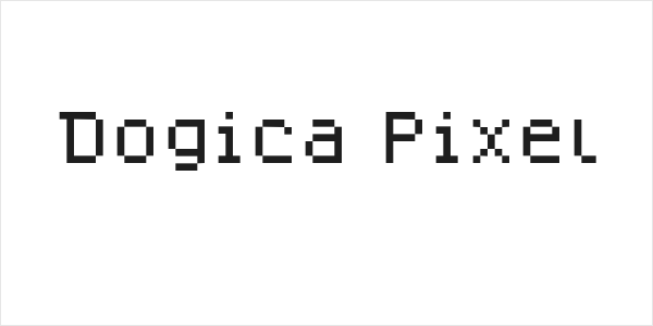 Dogica Pixel Logo