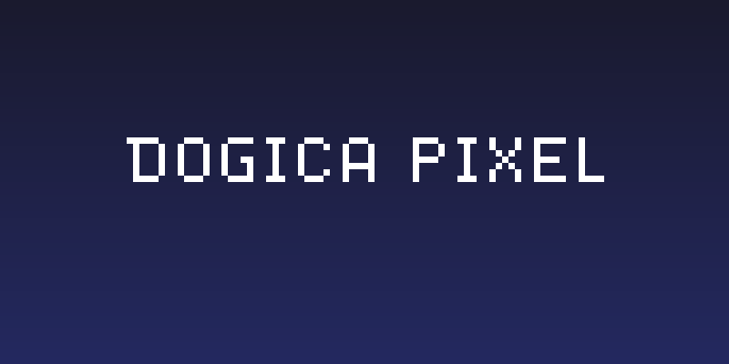 Dogica Pixel Social Header