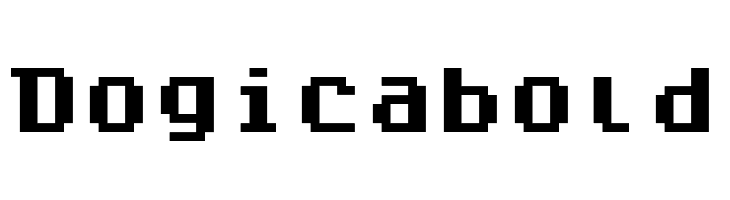Dogica bold  les polices de caractères gratuit tlcharger