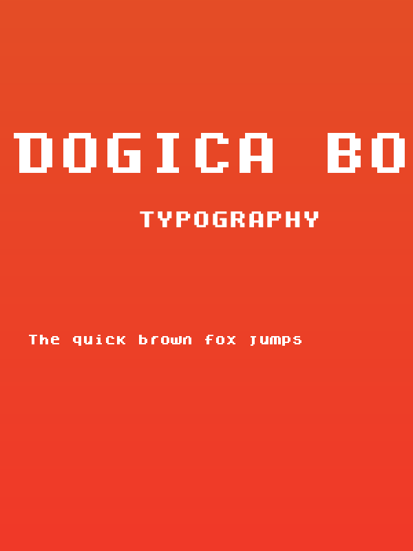 Dogica bold Poster