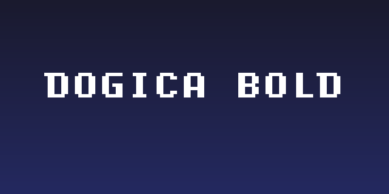 Dogica bold Social Header